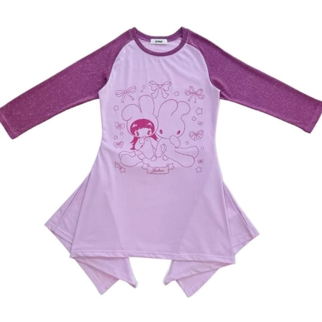 JiCHOI 24ss 플레어 레글런 티셔츠 원피스 상품이미지5