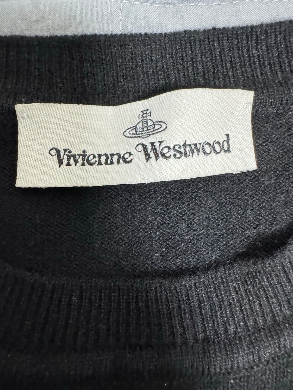 비비안웨스트우드 캐시미어 니트 블랙 L 상품이미지3