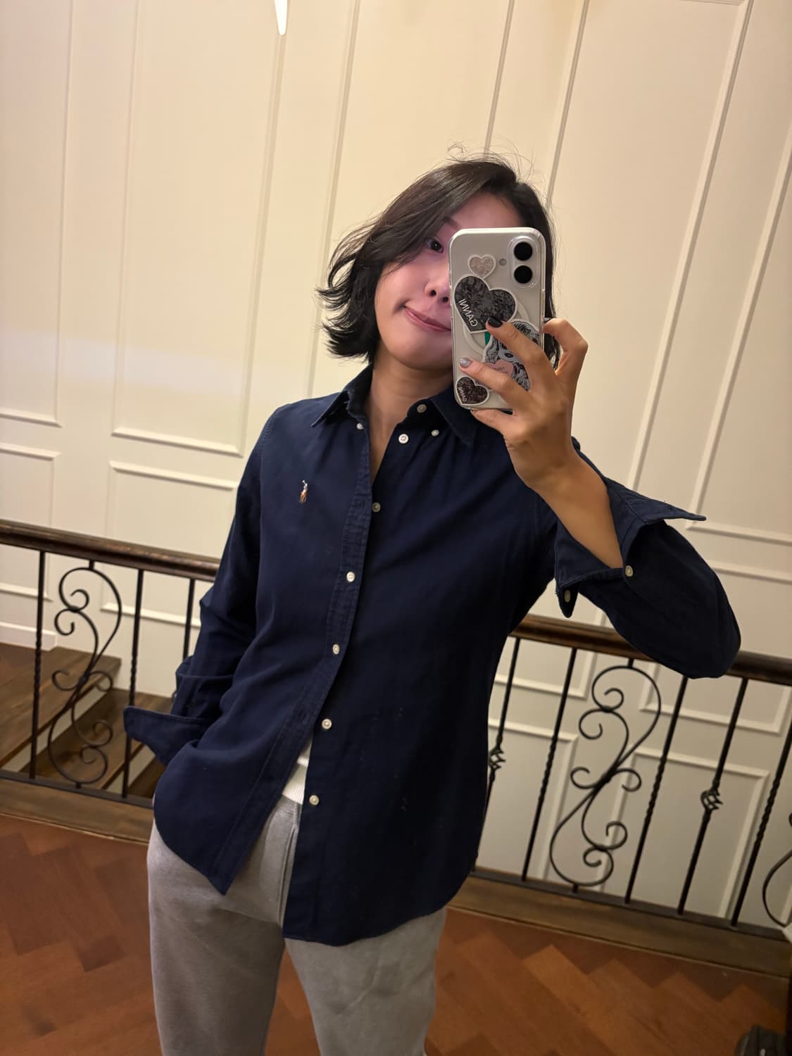 폴로 네이비 셔츠 상품이미지3