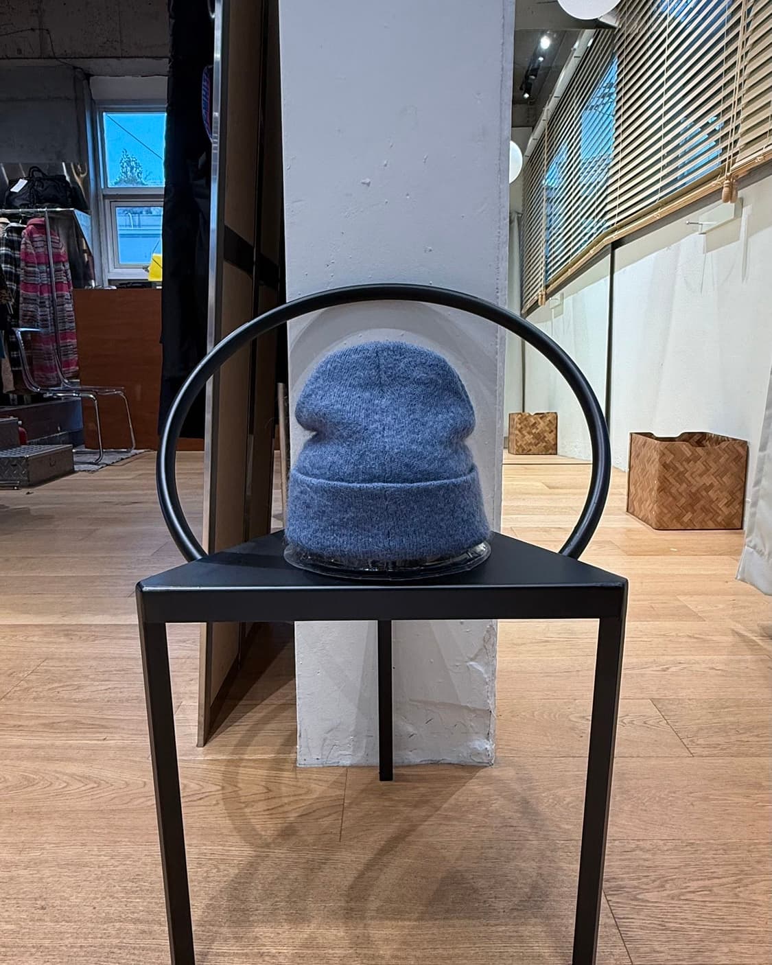 슈프림 블루 모헤어 비니 슬레이트  상품이미지4