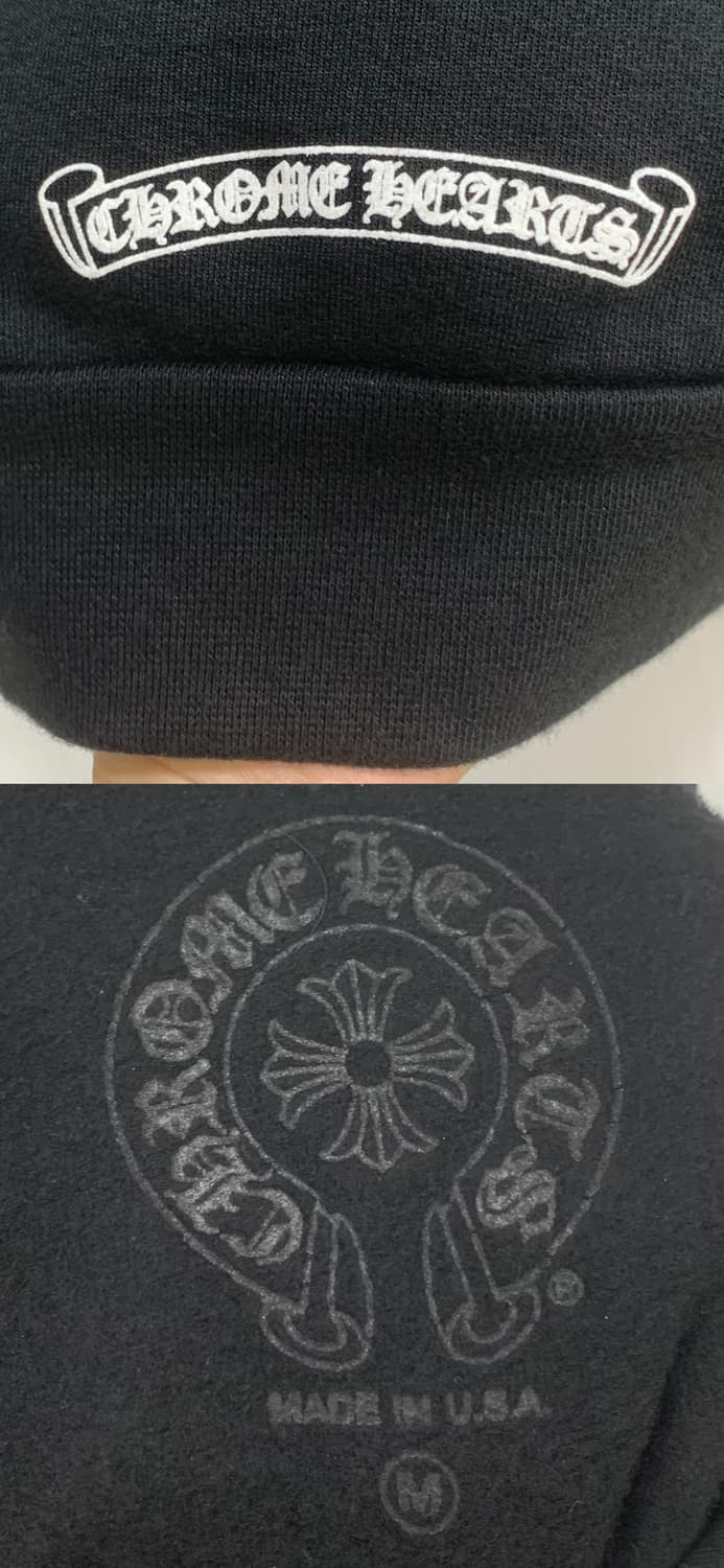 [M]크롬하츠 데들리돌 후드티셔츠 블랙 상품이미지8