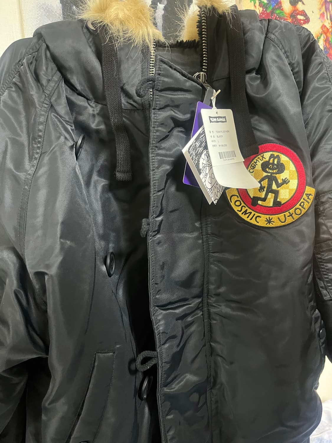 (급처 새상품)팀 코믹스 점퍼 L사이즈 상품이미지1