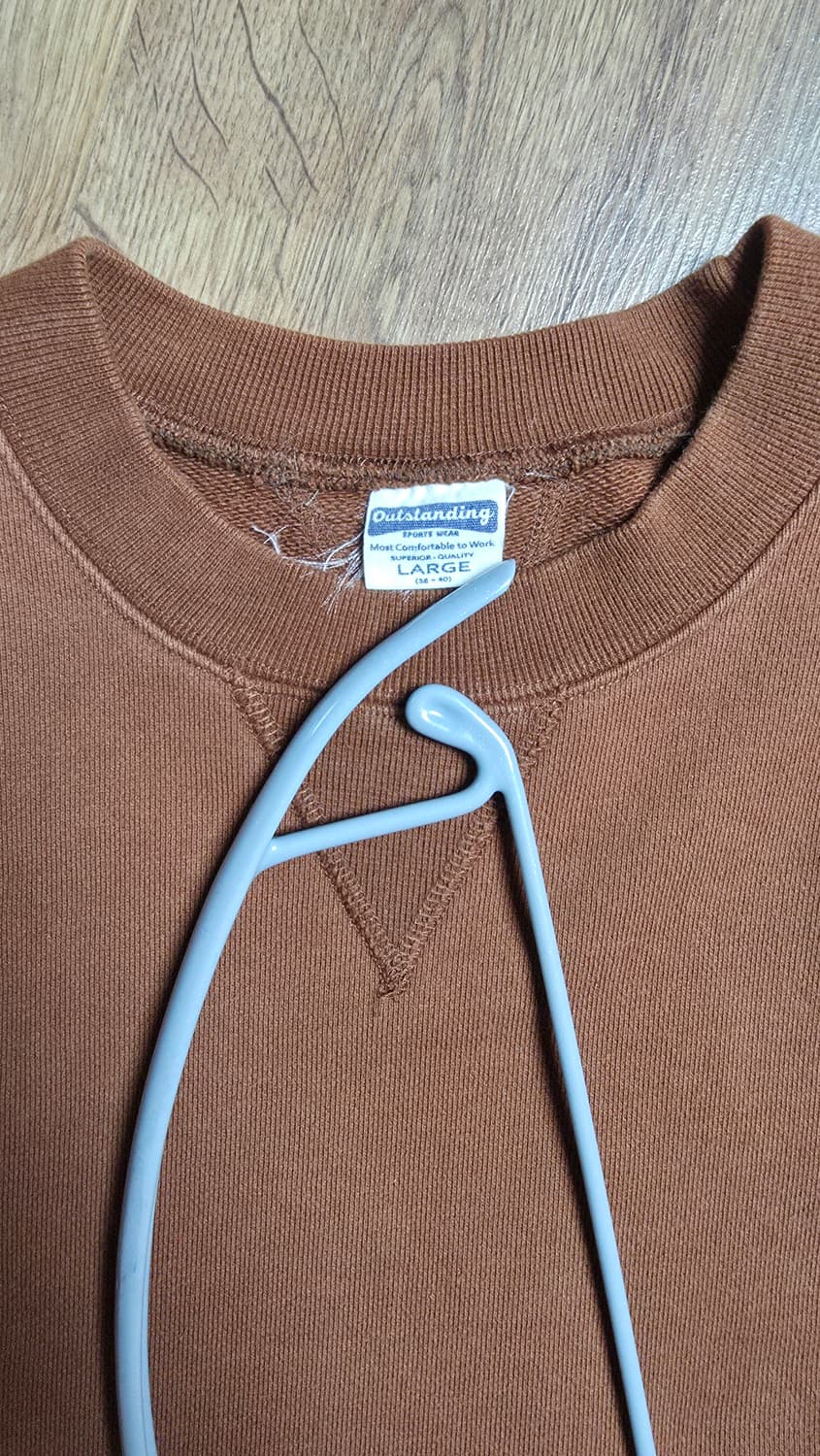 아웃스탠딩 스웻셔츠 브라운 L 상품이미지2