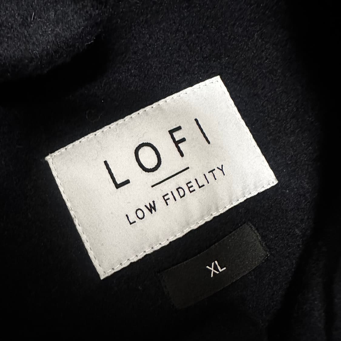 LOFI 로파이 스테디 더플 떡볶이 코트 네이비 XL 상품이미지4