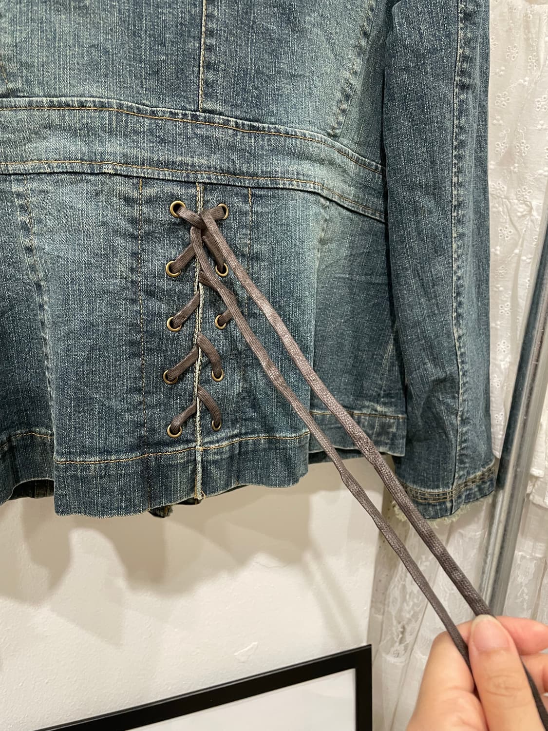 아일렛 데님 자켓 상품이미지10