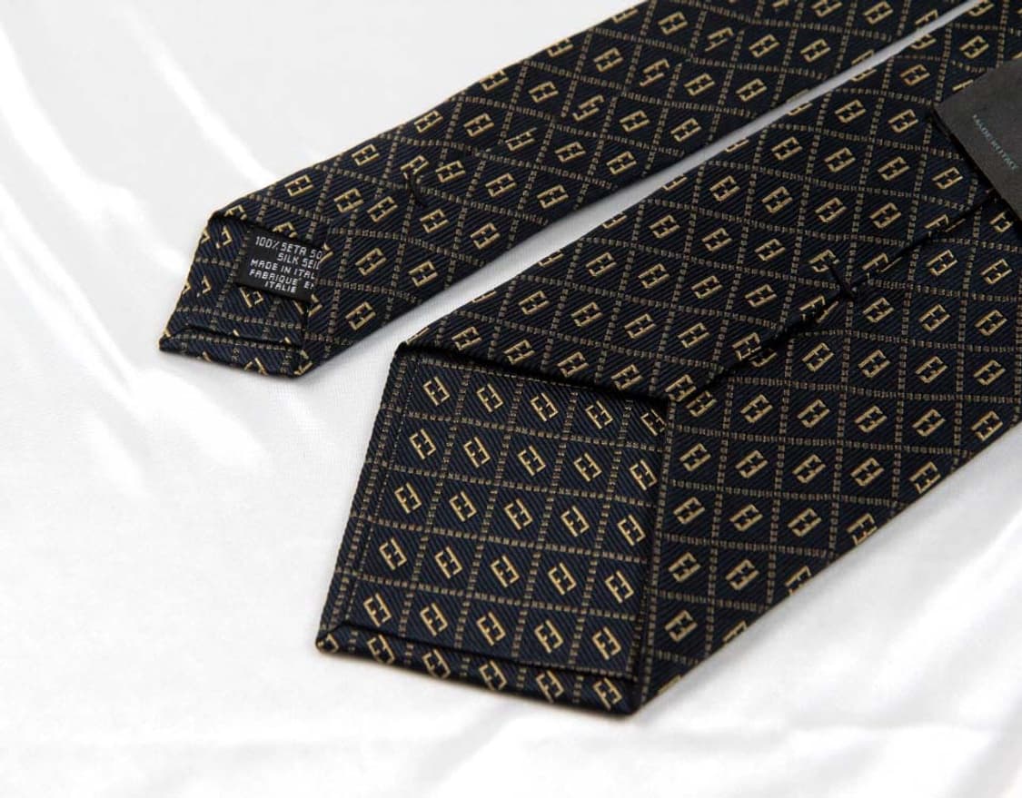 펜디 9.5cm S등급 FF로고 남자 명품 넥타이 상품이미지4