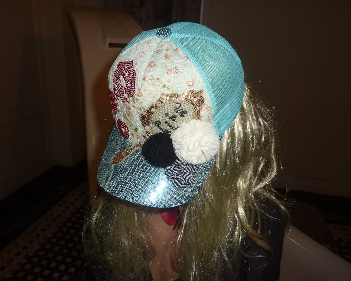 GIRLY Spangle Cap(Blue) 상품이미지1