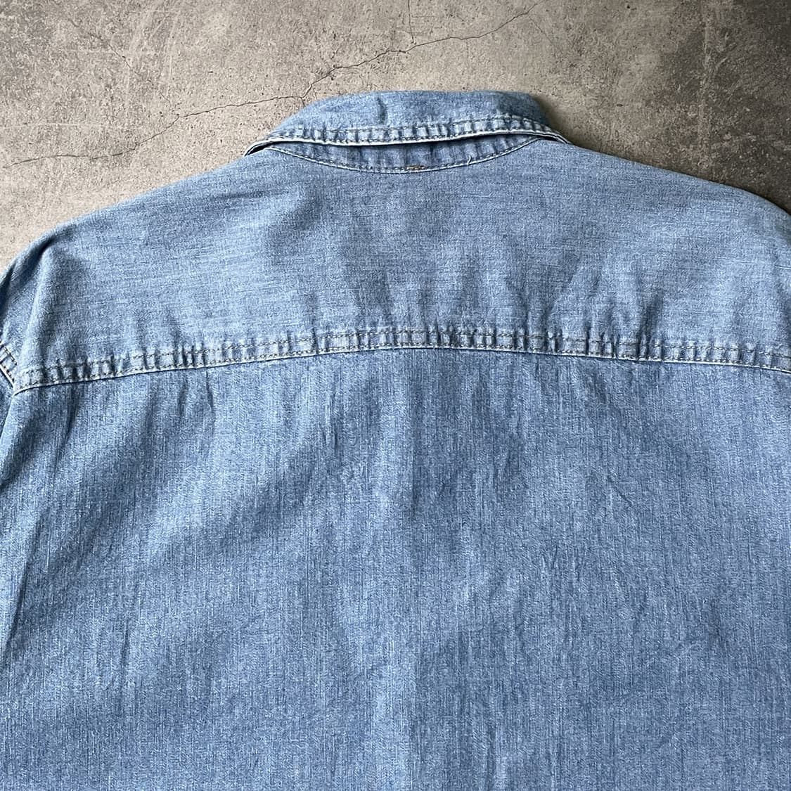 WRANGLER 랭글러 빈티지 데님 코튼셔츠 A00304 상품이미지7