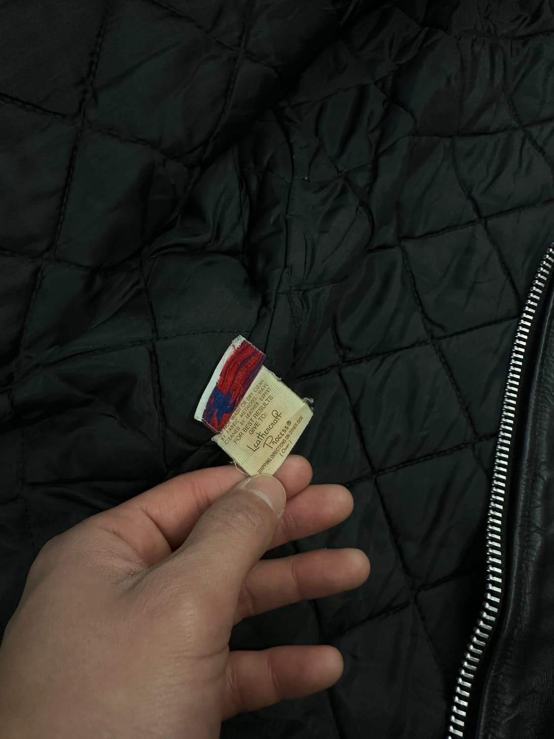 90s 쇼트 618 퍼펙토 가죽 라이더자켓 40 상품이미지9