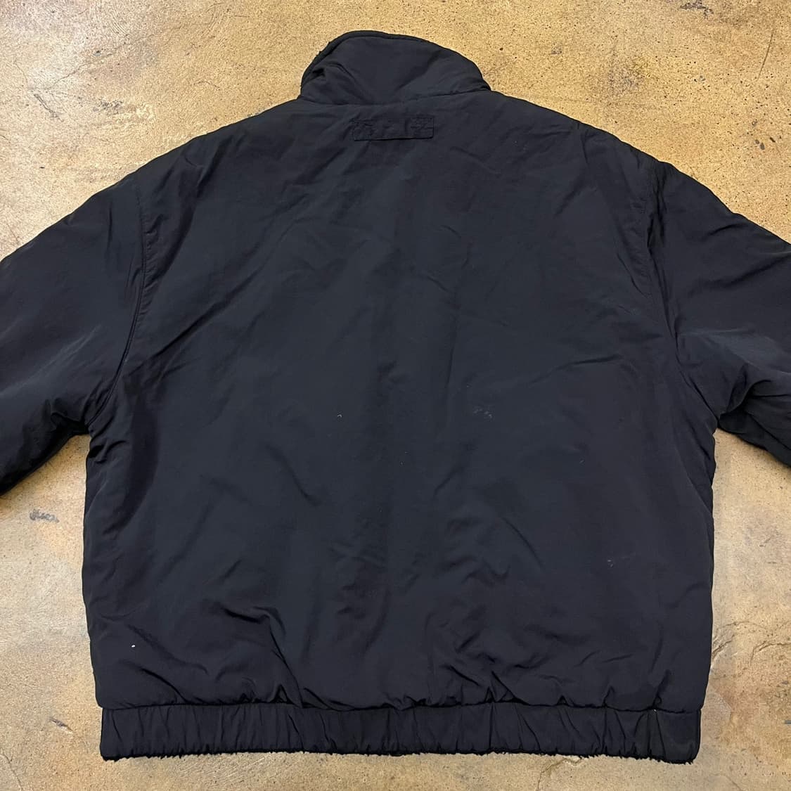 [정품/S] 와릿이즌 블랙 뽀글이 플리스 양면 집업 b18 상품이미지4