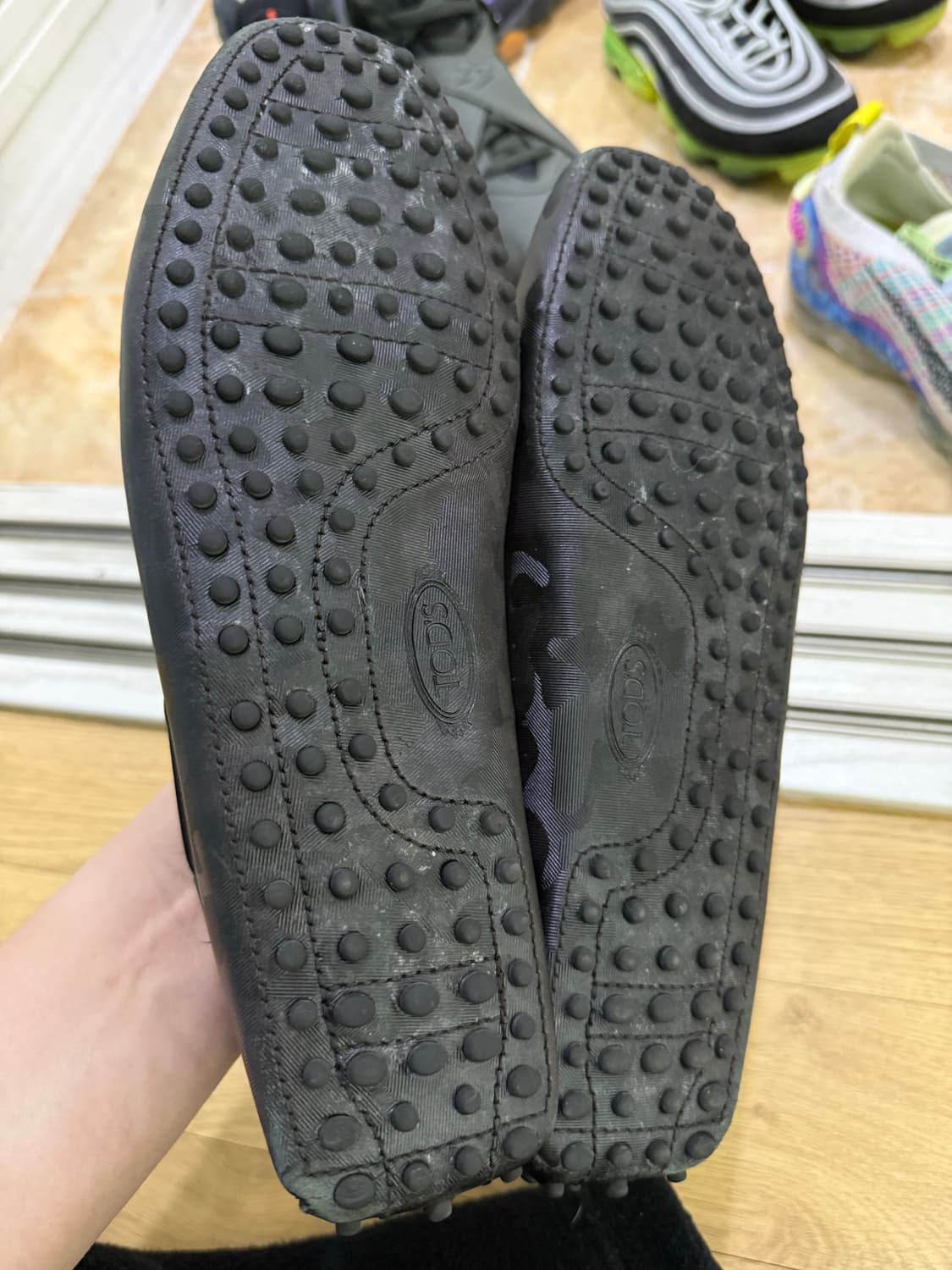 토즈 남성 블랙 카모 드라이빙슈즈 275 상품이미지4