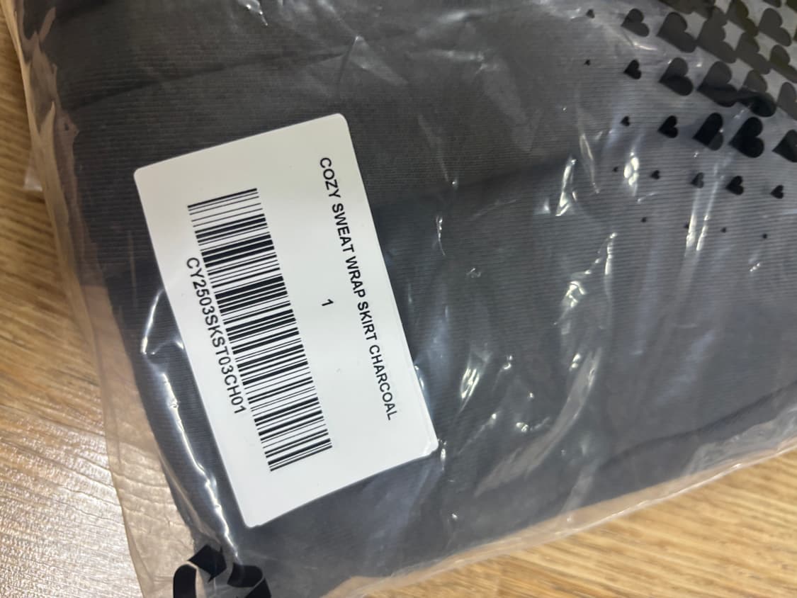 coyseio sweat wrap skirt 새상품 상품이미지3