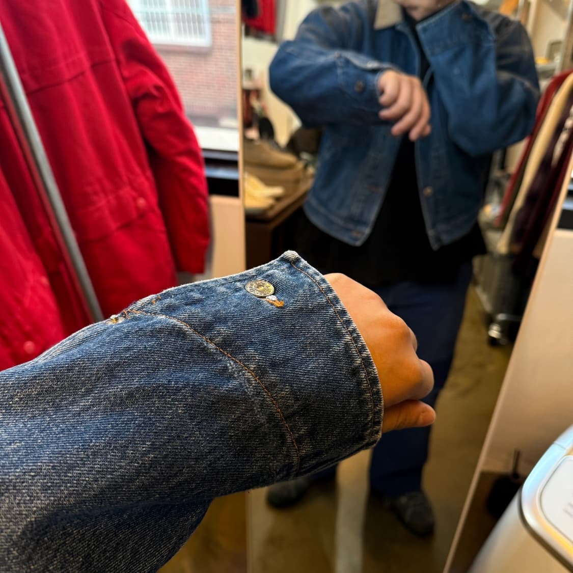 90'S USA 폴로 덩가리 데님 자켓 상품이미지2