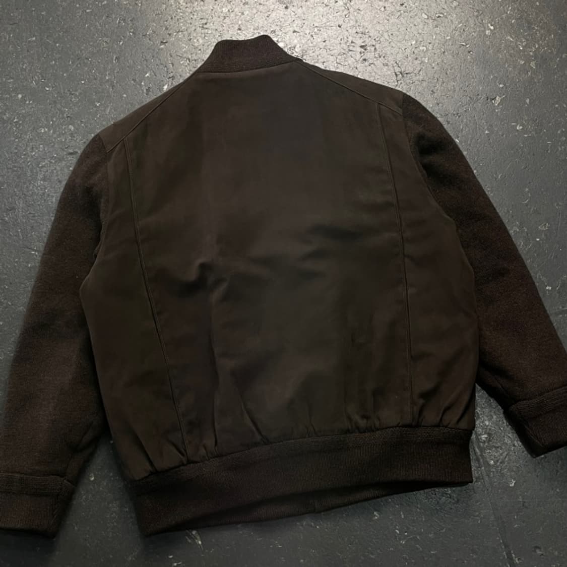 100 라코스테 울 스웨이드 블루종 자켓  상품이미지5