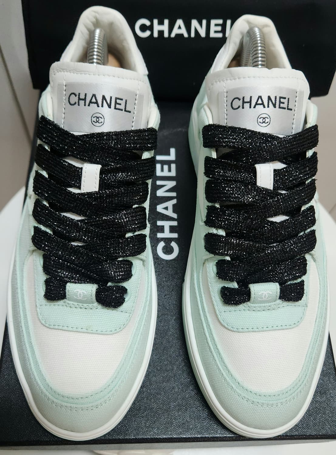 [정품]24C샤넬 스니커즈 운동화 파스텔 38 (남녀공용)새상품급한정판  상품이미지1