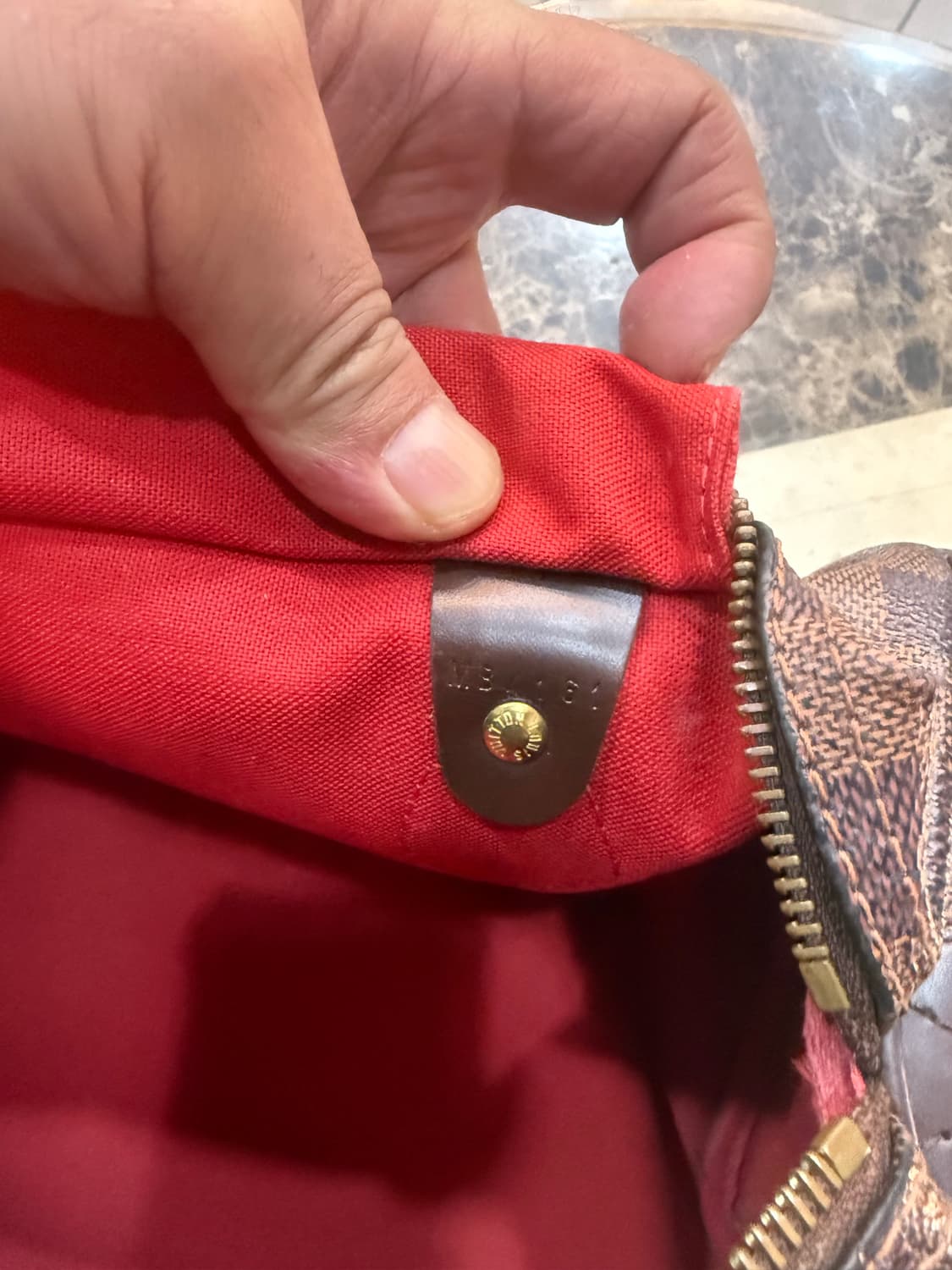 정품 루이비통 다미에 스피디 30 팝니다 상품이미지7