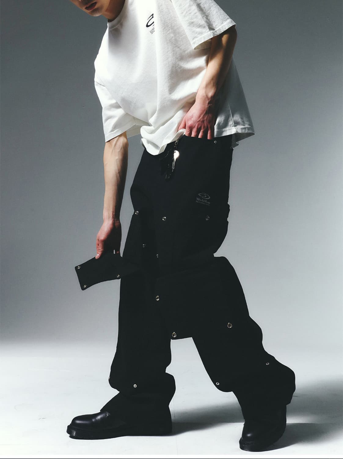 트래블 카펜터 데님 블랙 팬츠 상품이미지8