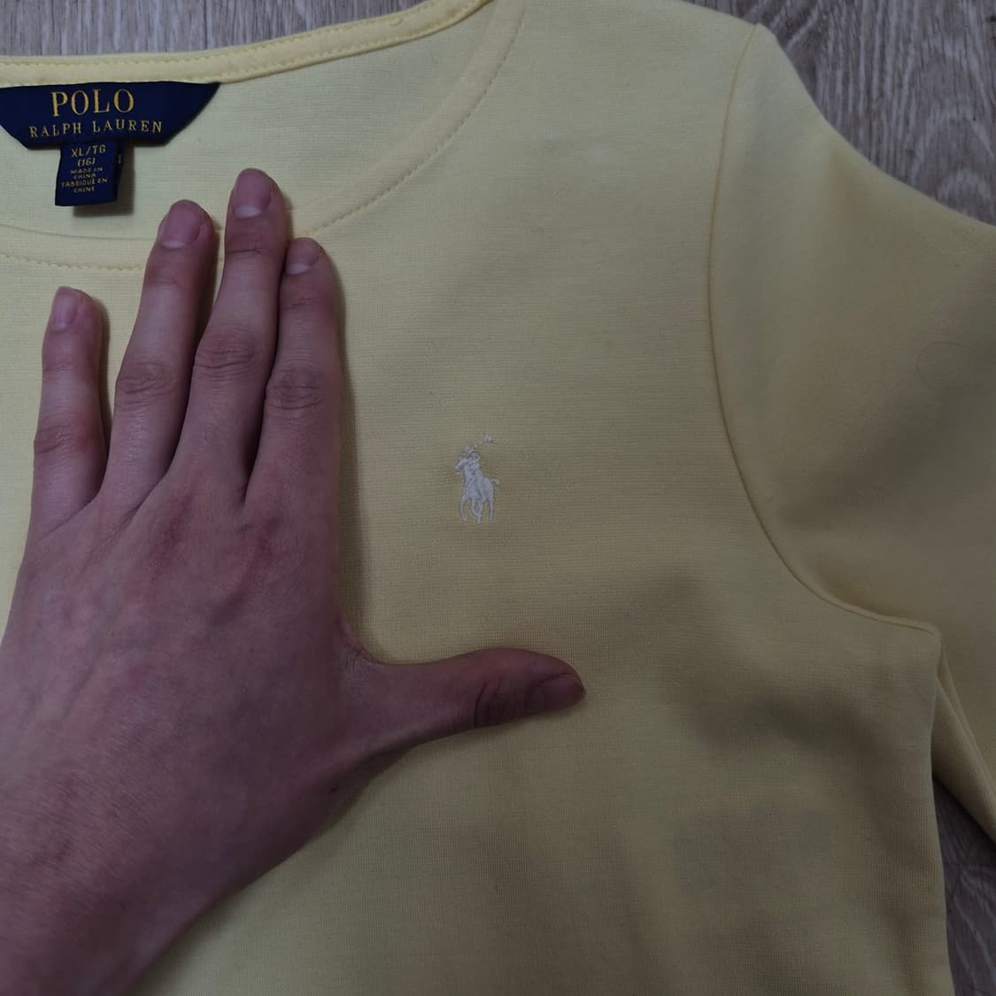 폴로 랄프로렌 키즈 스몰포니 반팔 원피스 XL(16) 상품이미지4