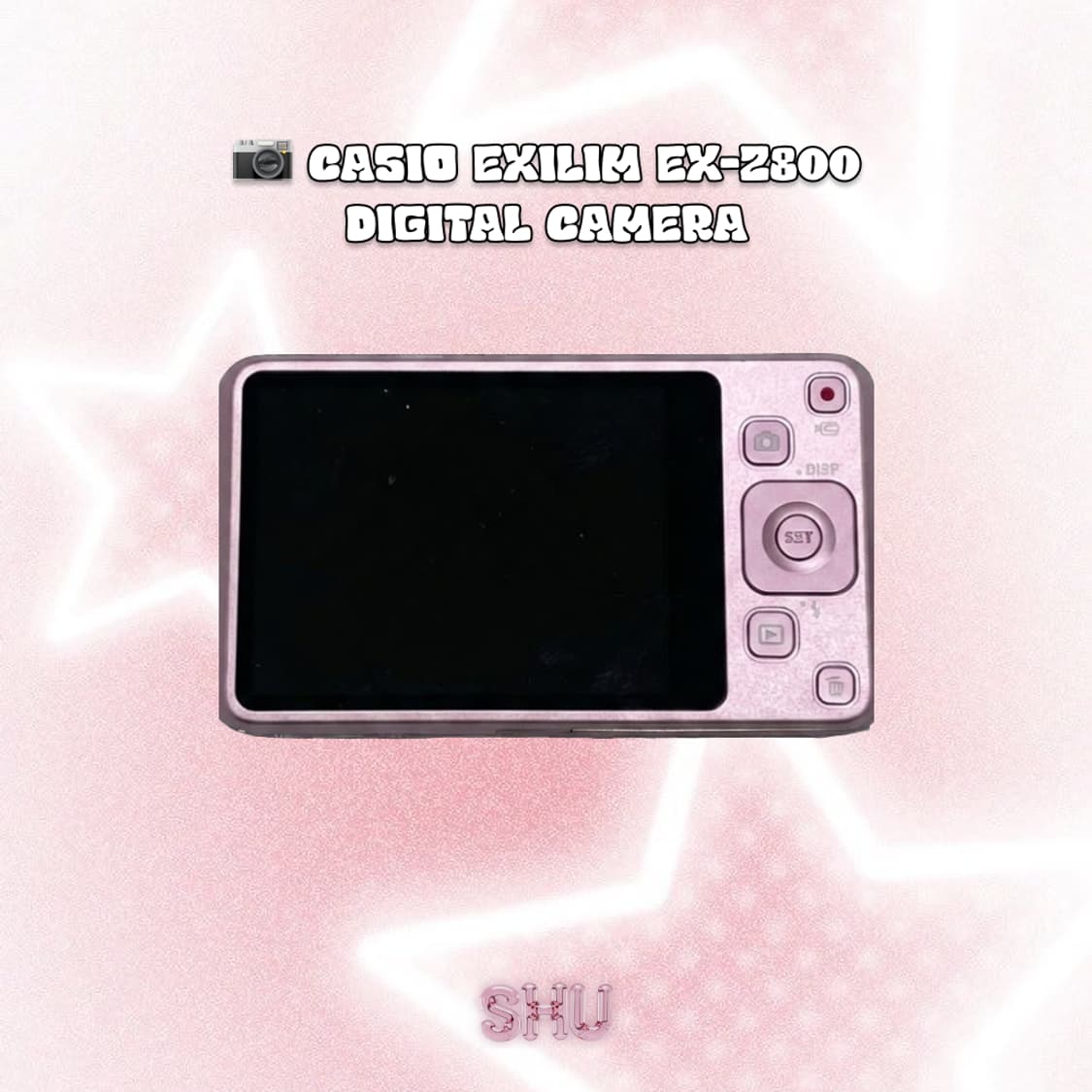 카시오 엑슬림 EX-Z800 빈티지 디카 핑크  상품이미지2