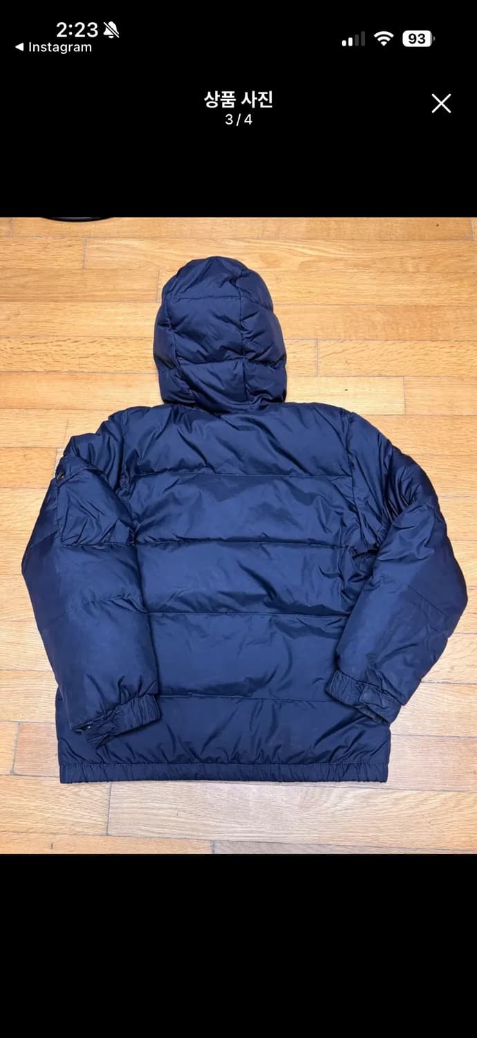 폴로 빅포니 패딩 네이비 상품이미지4