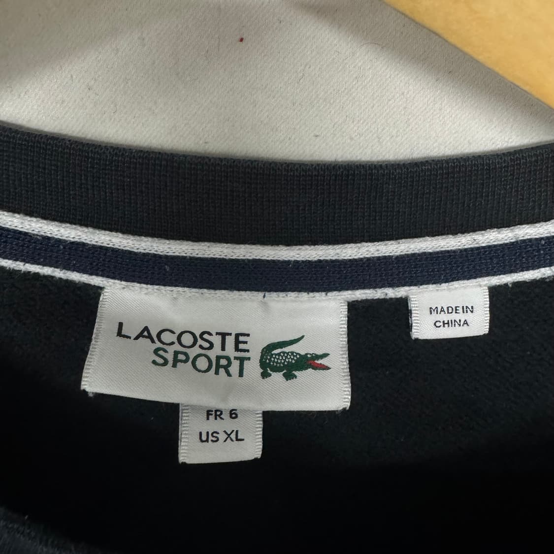 라코스테 로고 라운드 맨투맨 상품이미지3