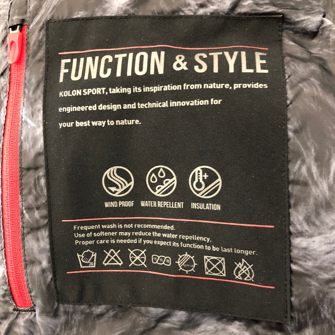 코오롱 안타티카 고어텍스 구스다운 대장급패딩 100 상품이미지7