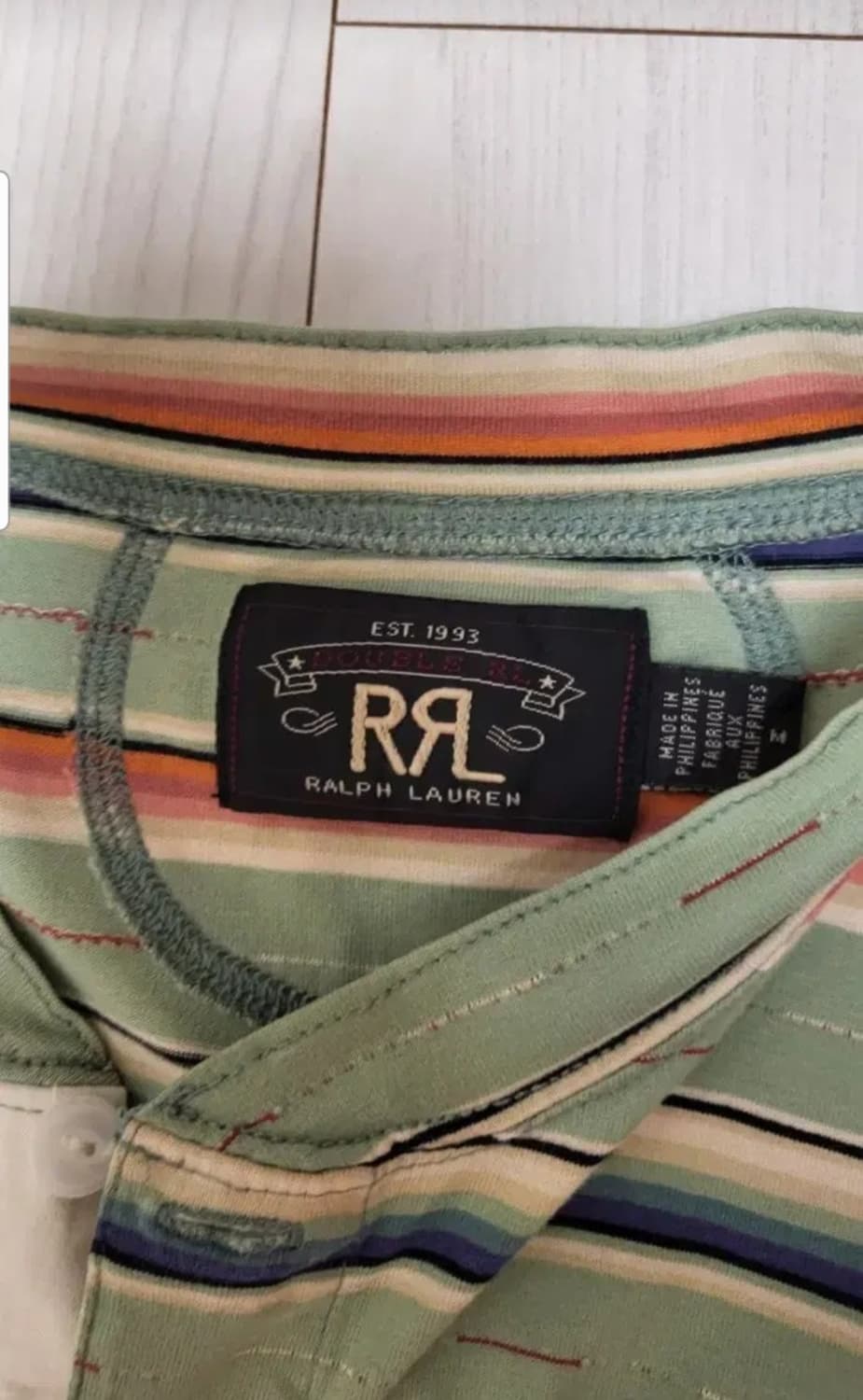 RRL 더블알엘 자카드 헨리 M (폴로 셔츠 서비스) 상품이미지4