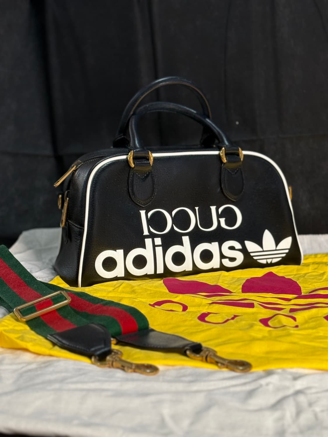 adidas x Gucci 미니 더플 백 702397 U3ZCT 상품이미지1