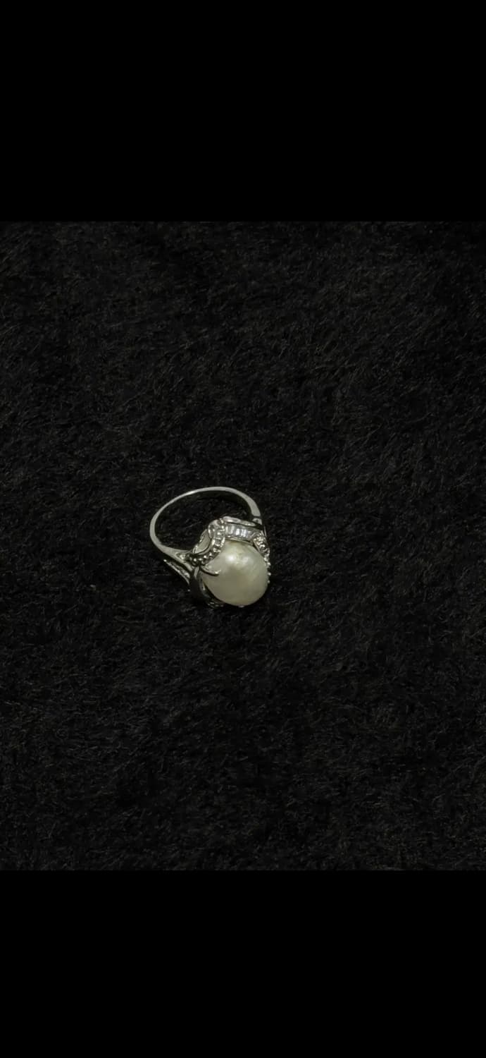 빈티지 리얼 담수진주 반지 상품이미지1