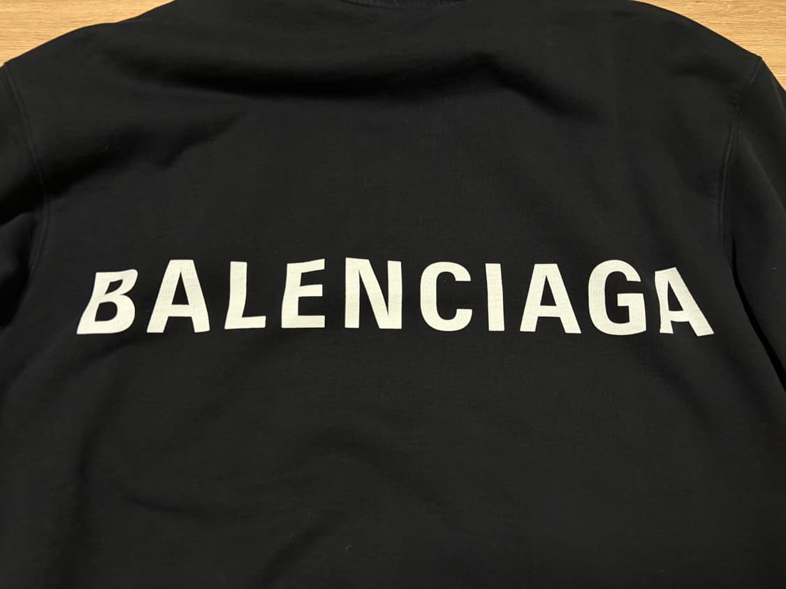 발렌시아가 백로고 후드티 오버핏 상품이미지3