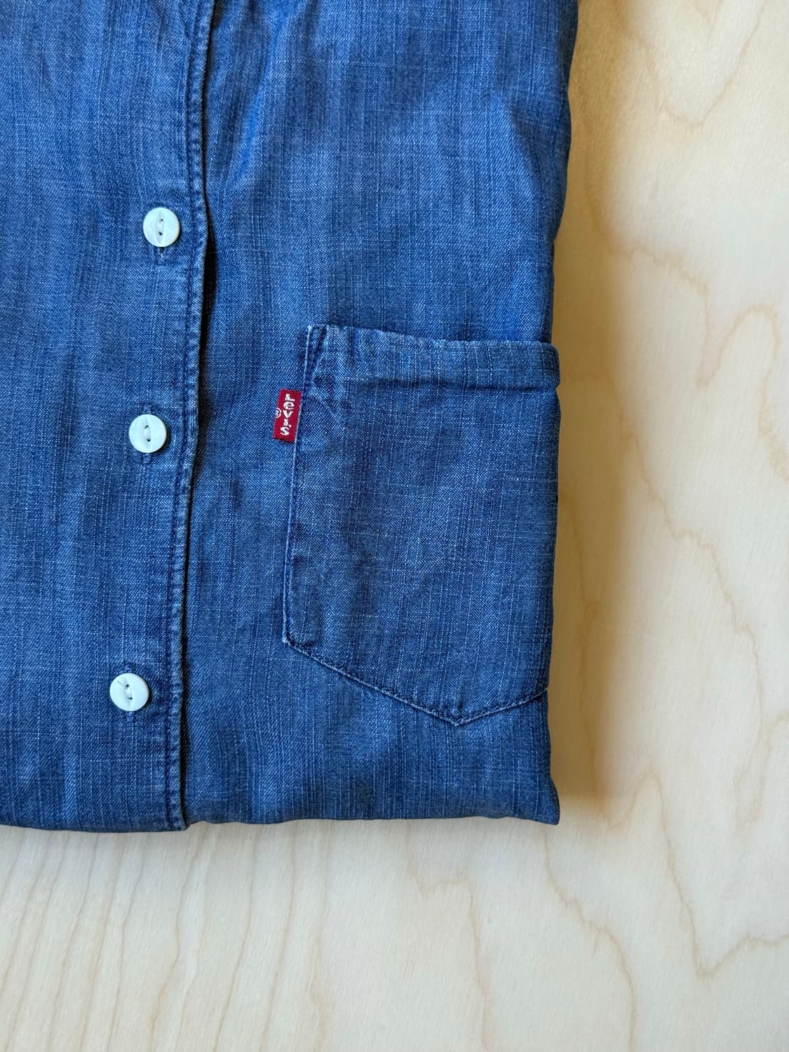 Levi’s one pocket Lyosel Denim Shirt 상품이미지7