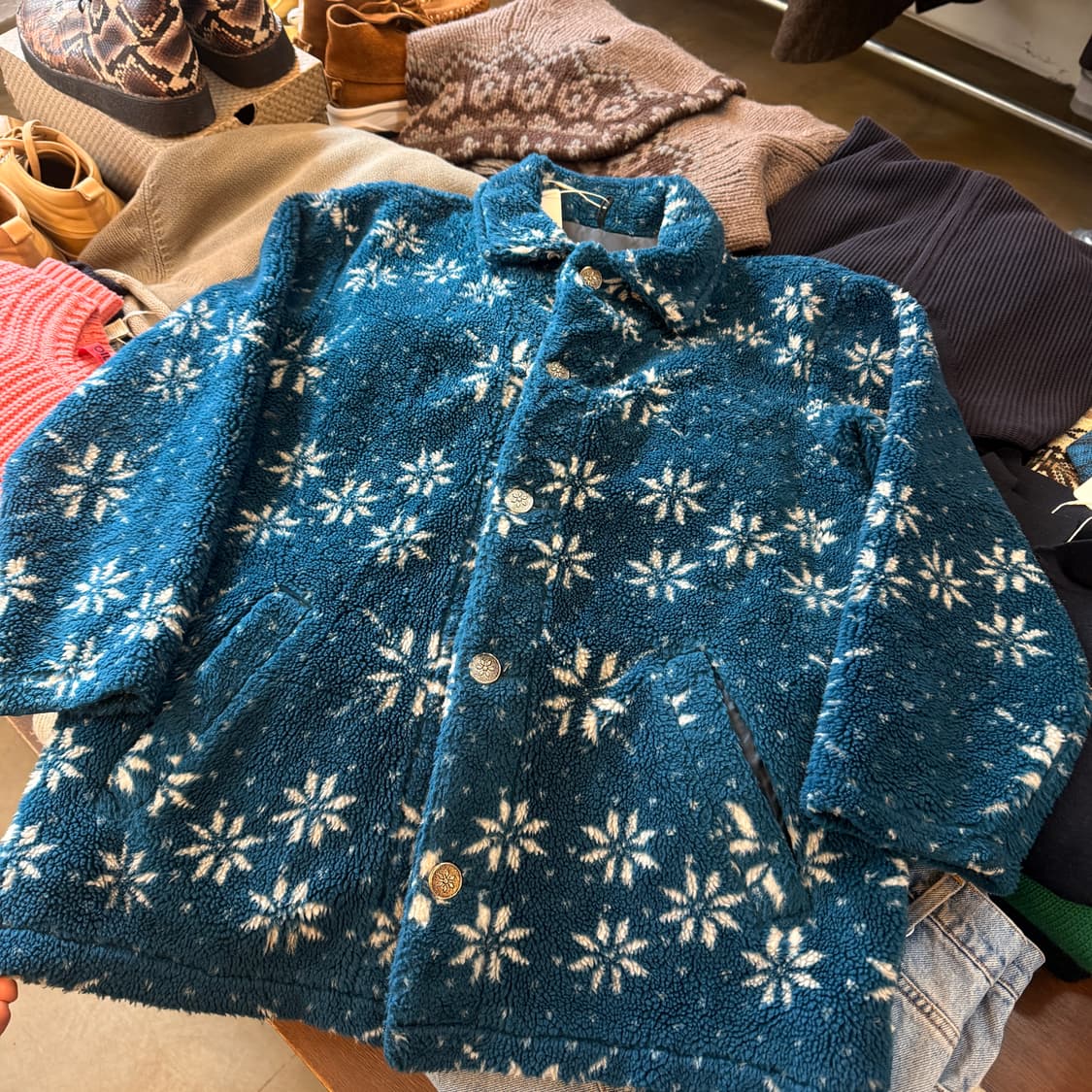 엘엘빈 플리스 노르딕 에스닉 자켓 M L 추천 MADE IN USA 상품이미지1