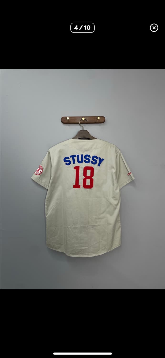 스투시 90s 올드스쿨 베이스볼 반팔 져지 A3151 상품이미지3