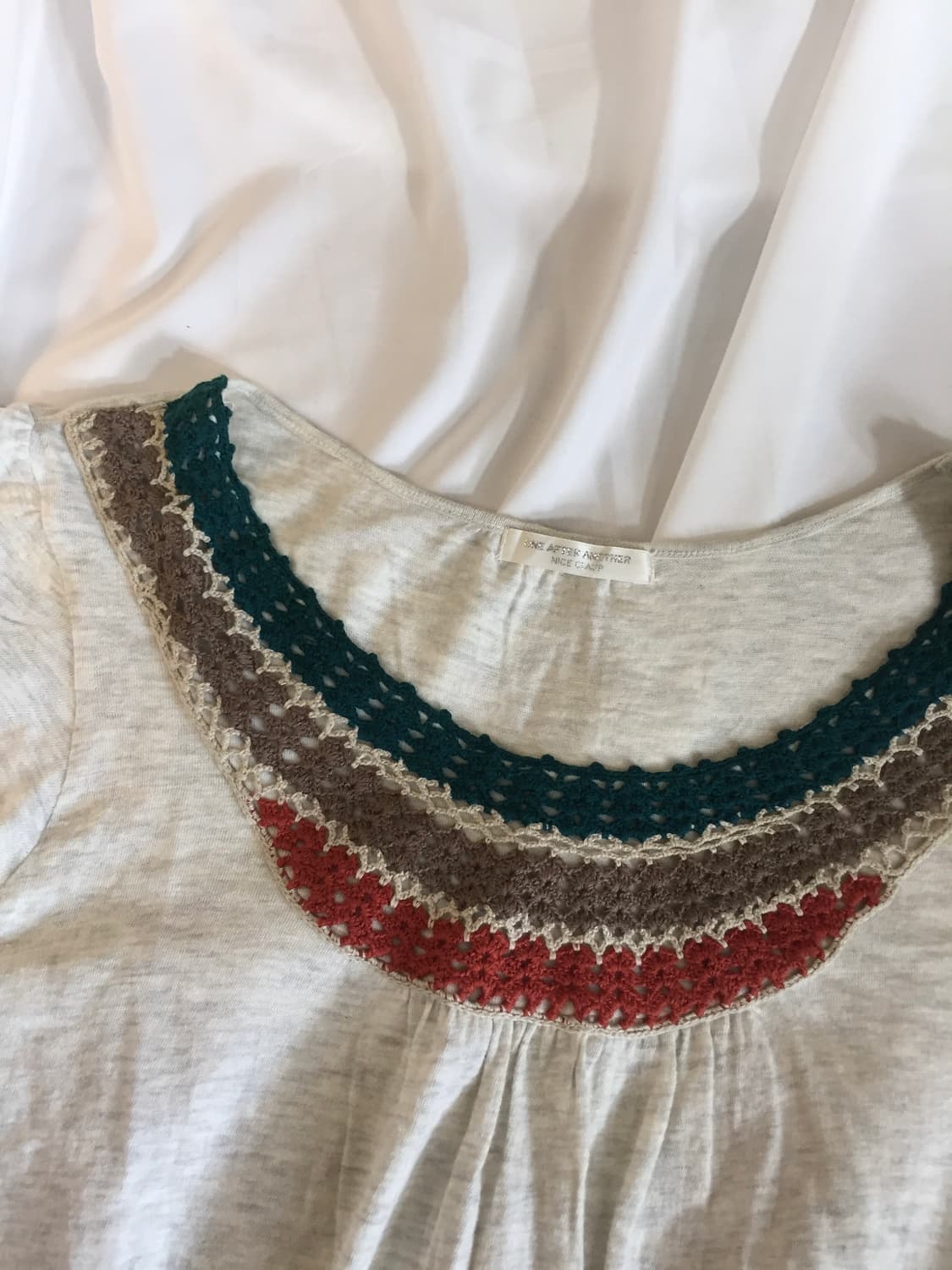 뜨개 디테일 탑 상품이미지2