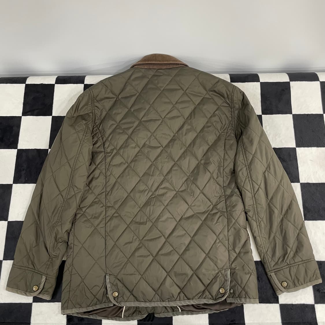 Hazzys 헤지스 코듀로이 카라 퀄팅 자켓 (XL) 상품이미지4