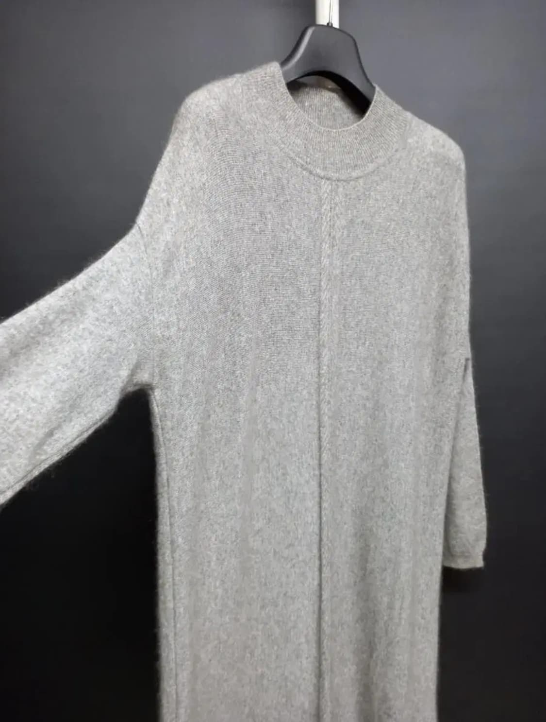 새 K BY 김서룡 너구리모 맥시 니트원피스 66 상품이미지6