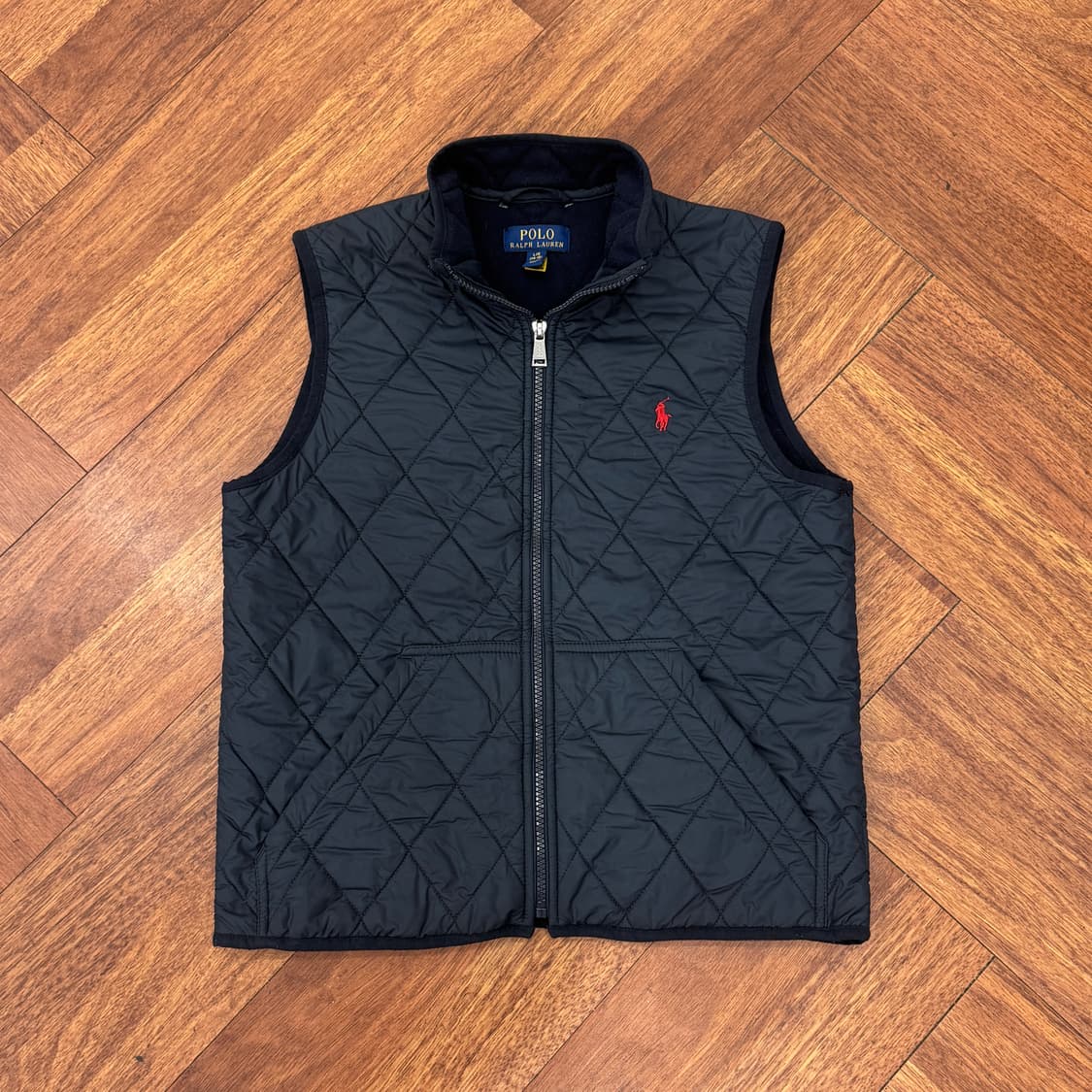 여성용 L 폴로 랄프로렌 네이비 퀼팅 베스트  상품이미지1