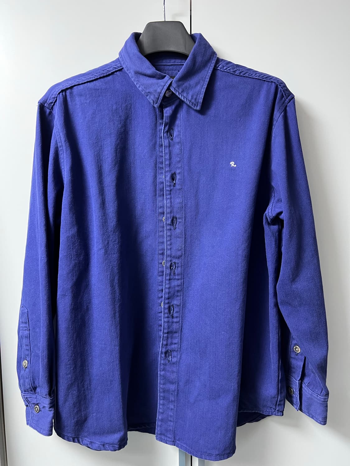 RAF SIMONS logo patch shirt 상품이미지1