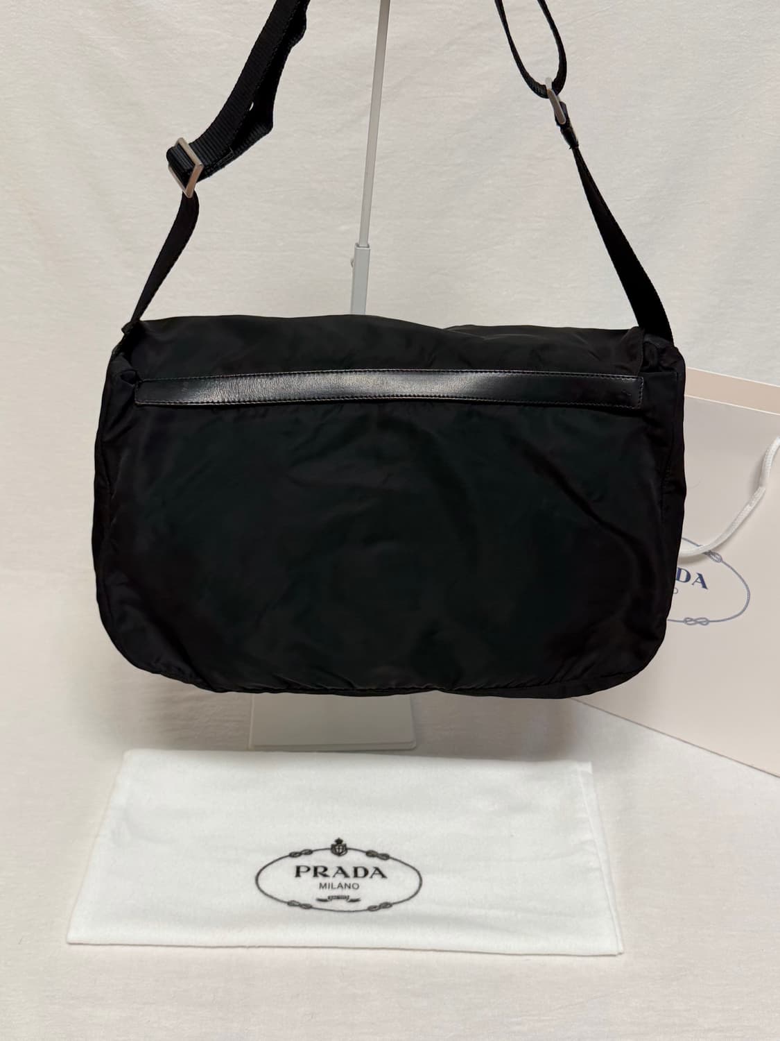 정품 프라다 포코노 나일론 블랙 메신저백 크로스백 숄더백 상품이미지6