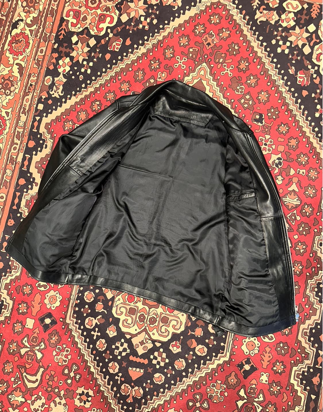 ( L ) 바이커가죽 바이커자켓 라이더자켓 양가죽자켓 봄버자켓 상품이미지4