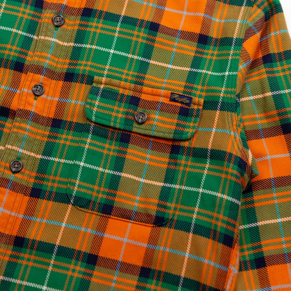 파이렉스 비전 23 플란넬 셔츠 오렌지 상품이미지5