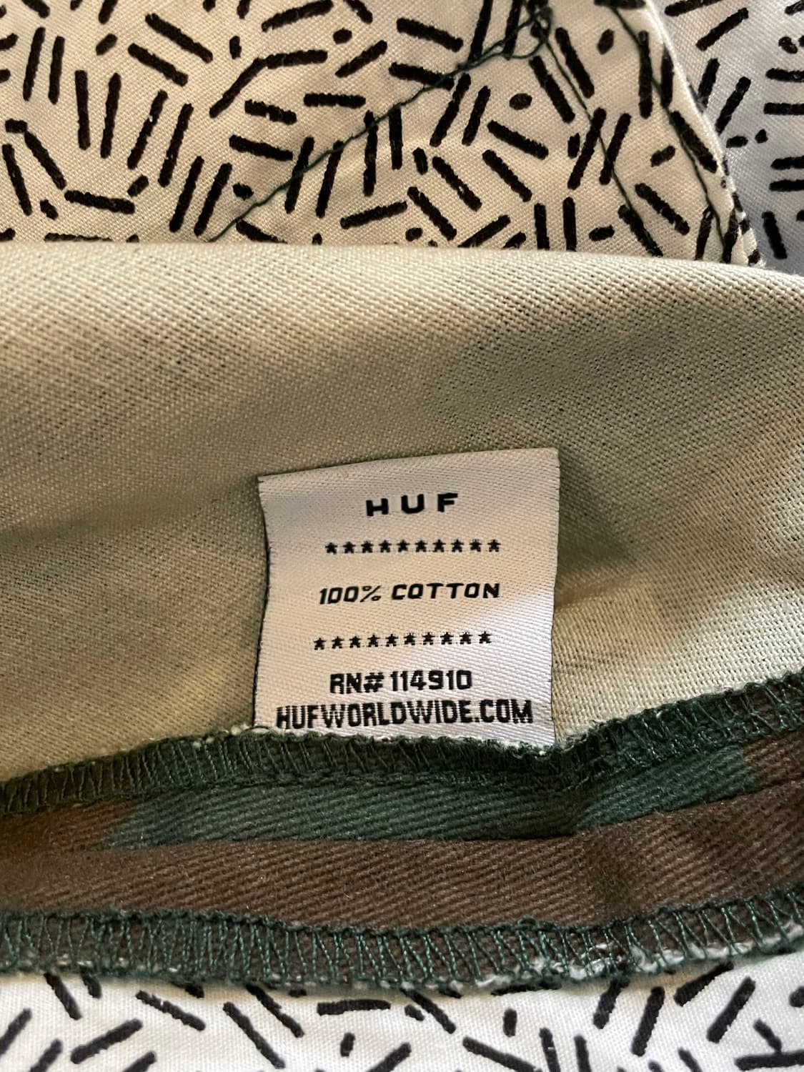 HUF 허프 카모 반바지 상품이미지3