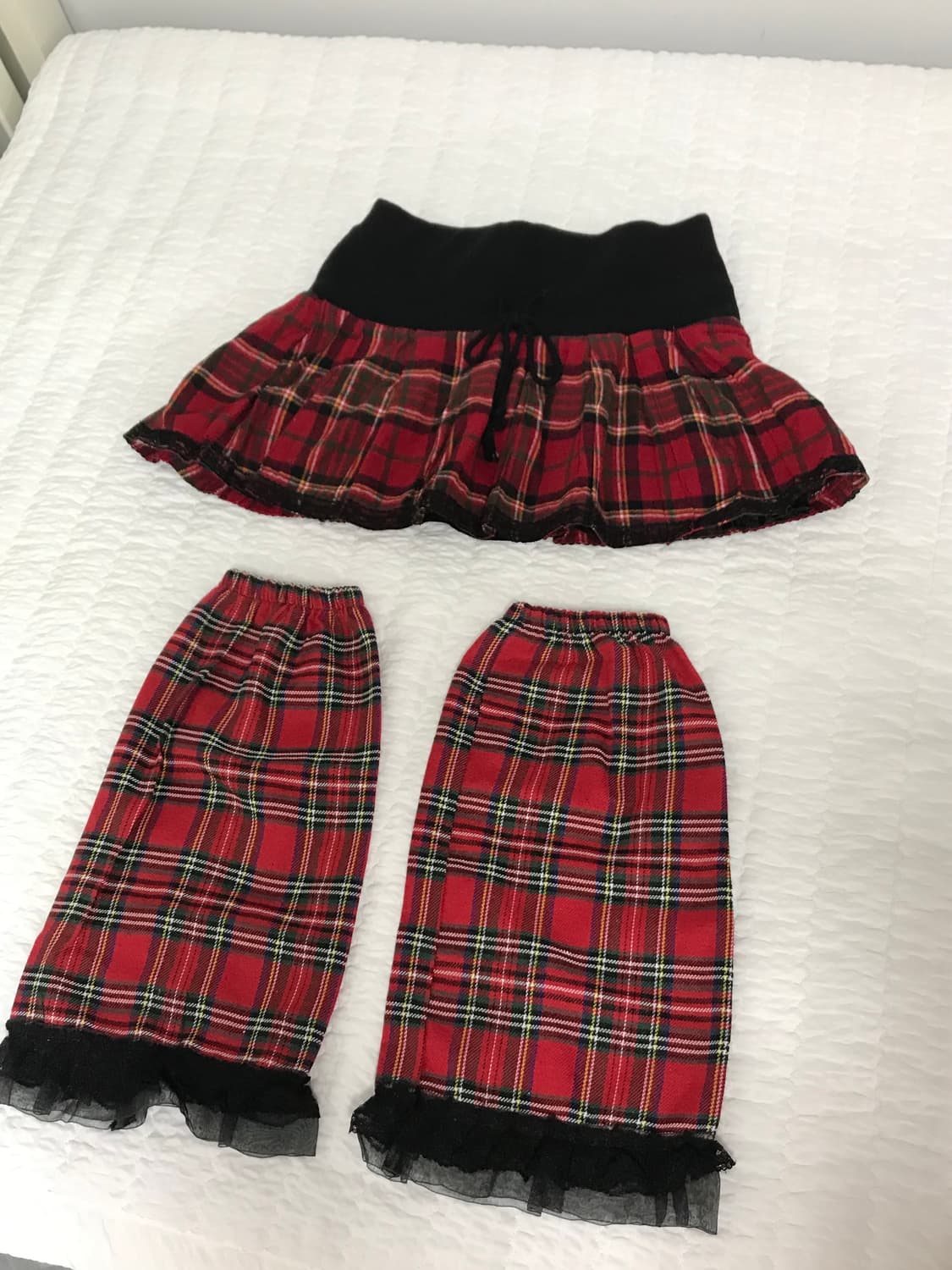 Tralala 갸루 트랄라 타탄 체크 벤딩 스커트 마즈 디아 상품이미지1