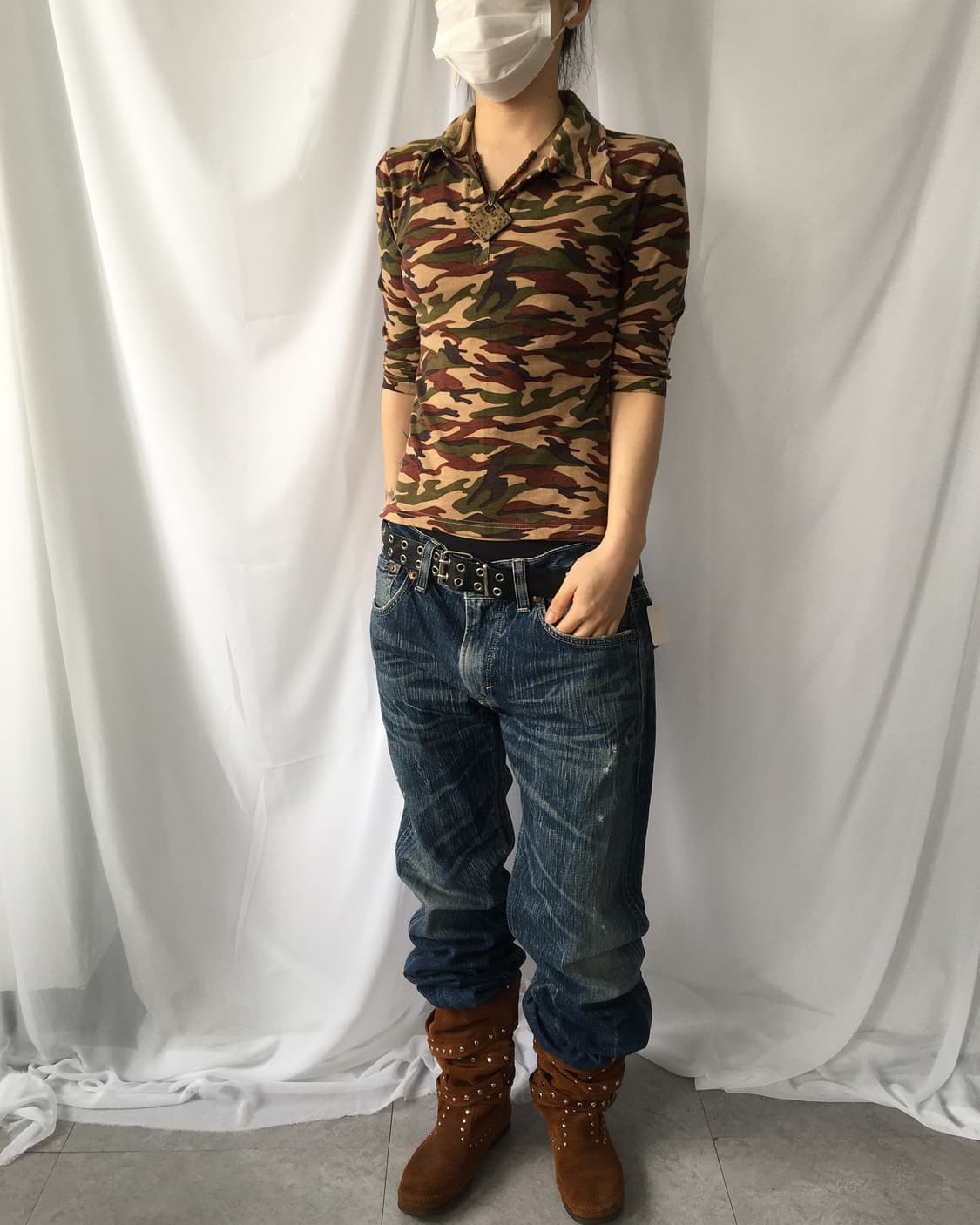 Camo pattern pk t 상품이미지5