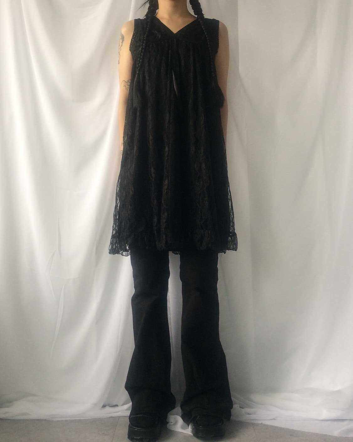 lace sleeveless one piece 상품이미지6