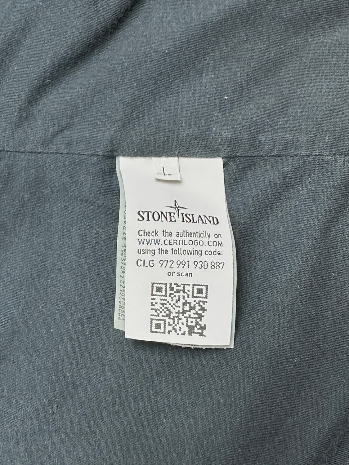 [L] 정품 스톤아일랜드 18FW 나일론메탈 오버셔츠 블랙 상품이미지6
