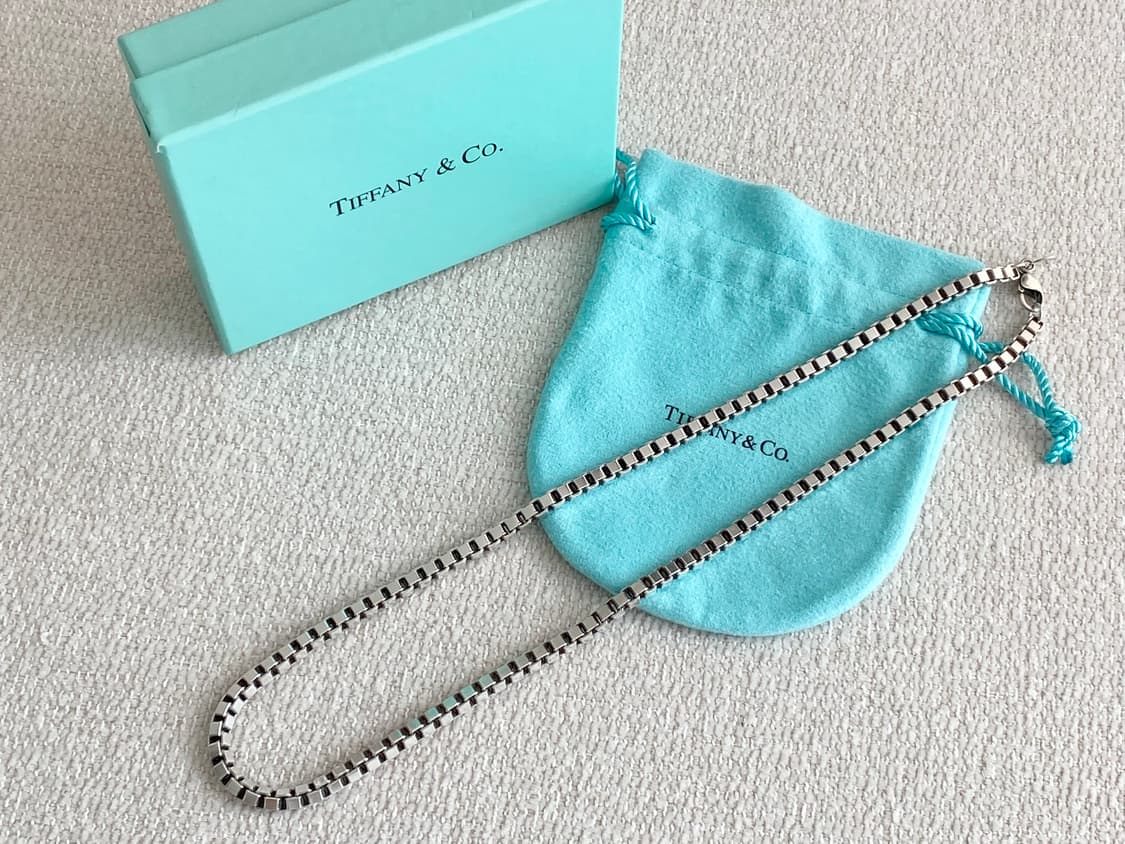 티파니 베네치안 실버 목걸이 46cm 남녀공용 상품이미지4