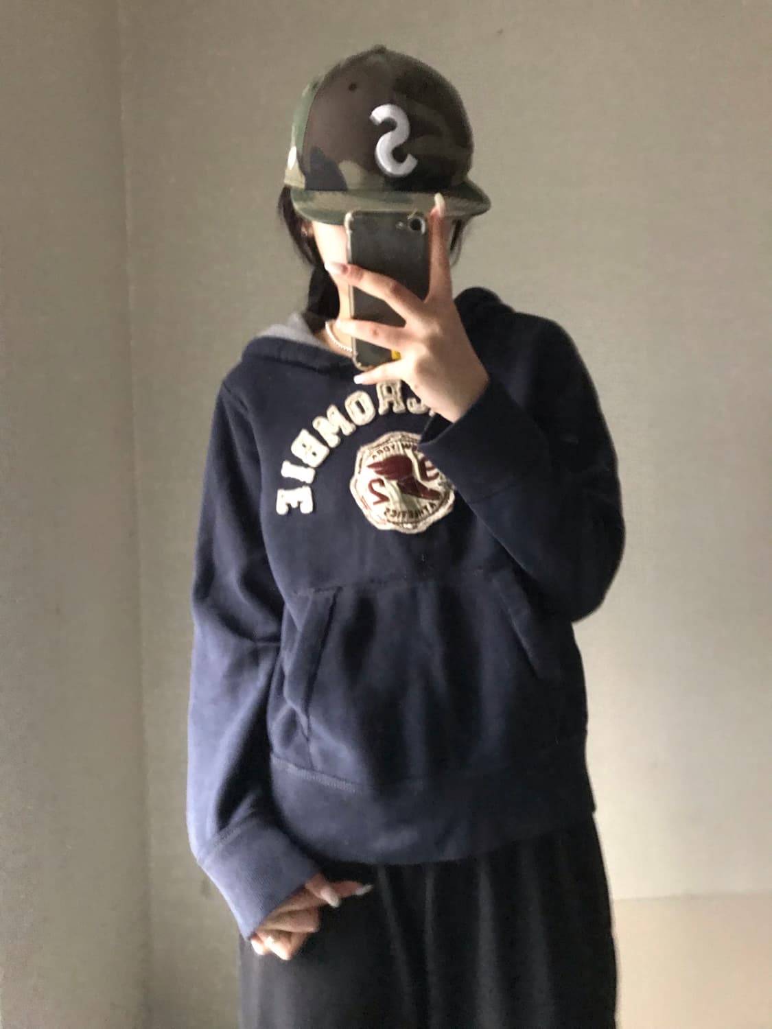 아베크롬비 네이비 후디 상품이미지3