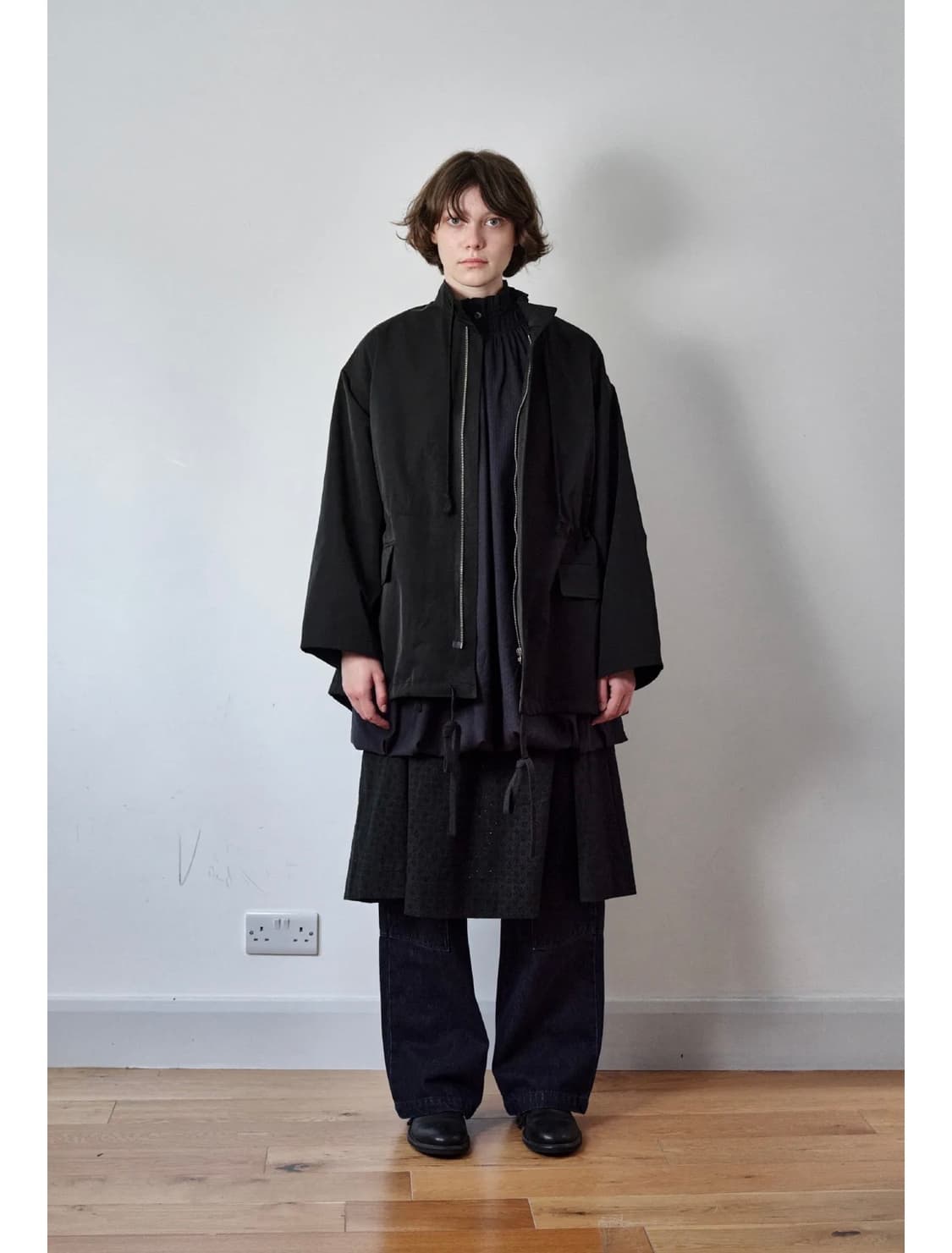 cosmoss oversized wind trench jacket 상품이미지2