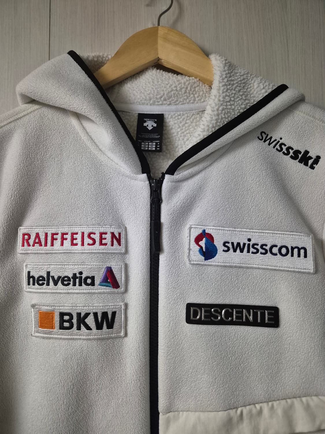 빈티지 데상트 아우디 폴라폴리스 후드집업 L 상품이미지4